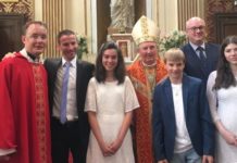 Bishop celebrates Confirmation for Irish community in Paris