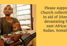 Church collection in response to East Africa crisis