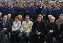 Blessing of the restored Hevey Institute, Mullingar