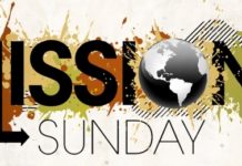 Sunday 20 October: Mission Sunday