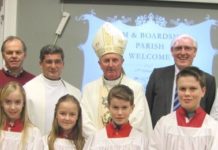 Bishop Smith welcomes new parish centre in Trim