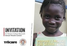 Invitation to annual Trocaire lecture – 6 March 2018
